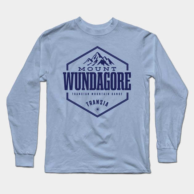 Mount Wundagore Long Sleeve T-Shirt by MindsparkCreative